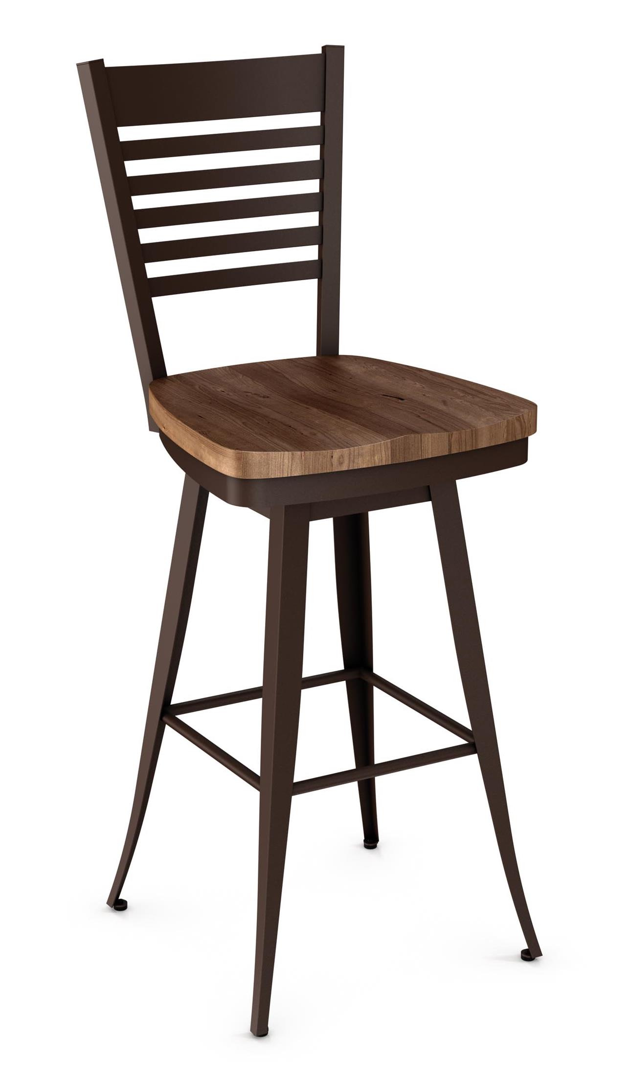 Amisco Industrial Amisco 26" Edwin Counter Stool with Swivel Seat
